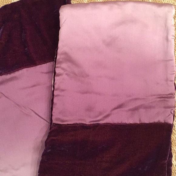 Fiona Pitkin Hand Painted Velvet & Silk Scarf 75” - Picture 5 of 7